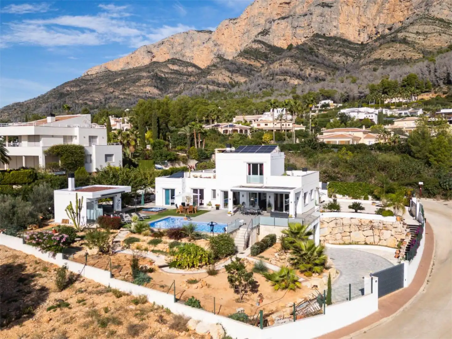 Houses for sale in Carrer del Tarrac, 5, Montgó - Ermita Exterior view of Houses for sale in Jávea / Xàbia with Air Conditioner, Heating and Private garden