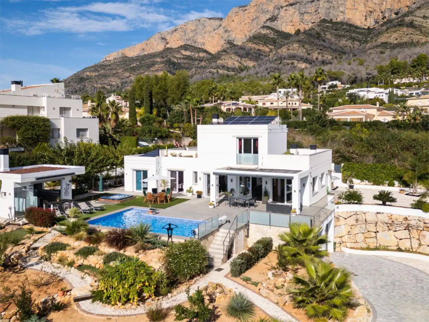 Houses for sale in Carrer del Tarrac, 5, Montgó - Ermita Exterior view of Houses for sale in Jávea / Xàbia with Air Conditioner, Heating and Private garden