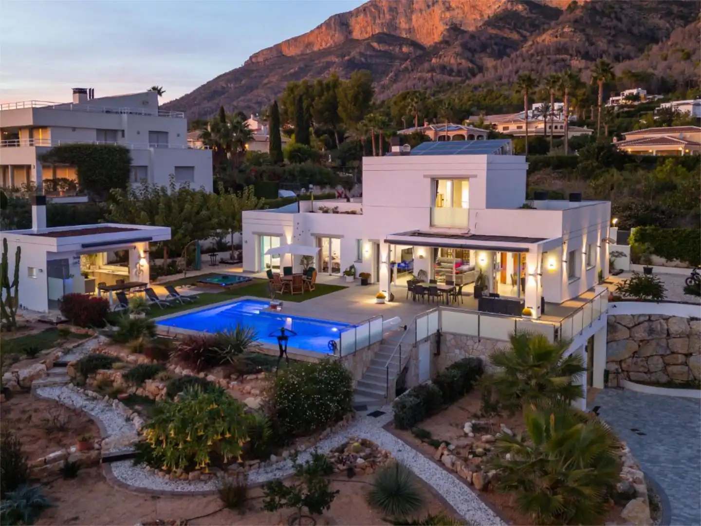 Houses for sale in Carrer del Tarrac, 5, Montgó - Ermita Exterior view of Houses for sale in Jávea / Xàbia with Air Conditioner, Heating and Private garden