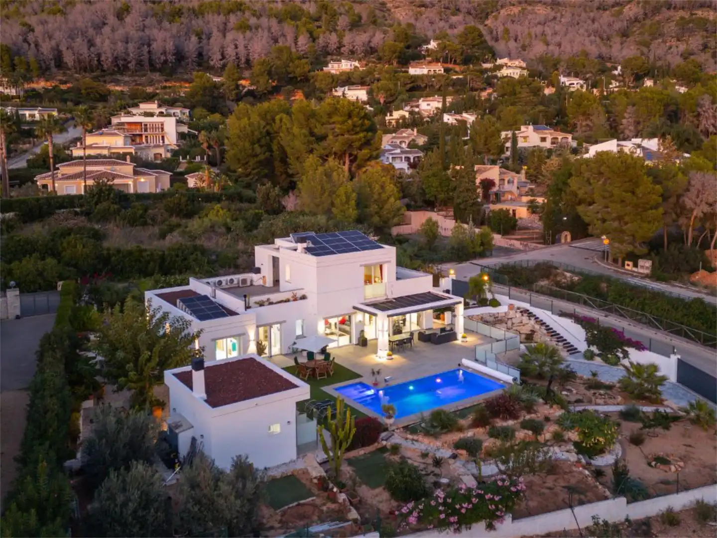 Houses for sale in Carrer del Tarrac, 5, Montgó - Ermita Exterior view of Houses for sale in Jávea / Xàbia with Air Conditioner, Heating and Private garden