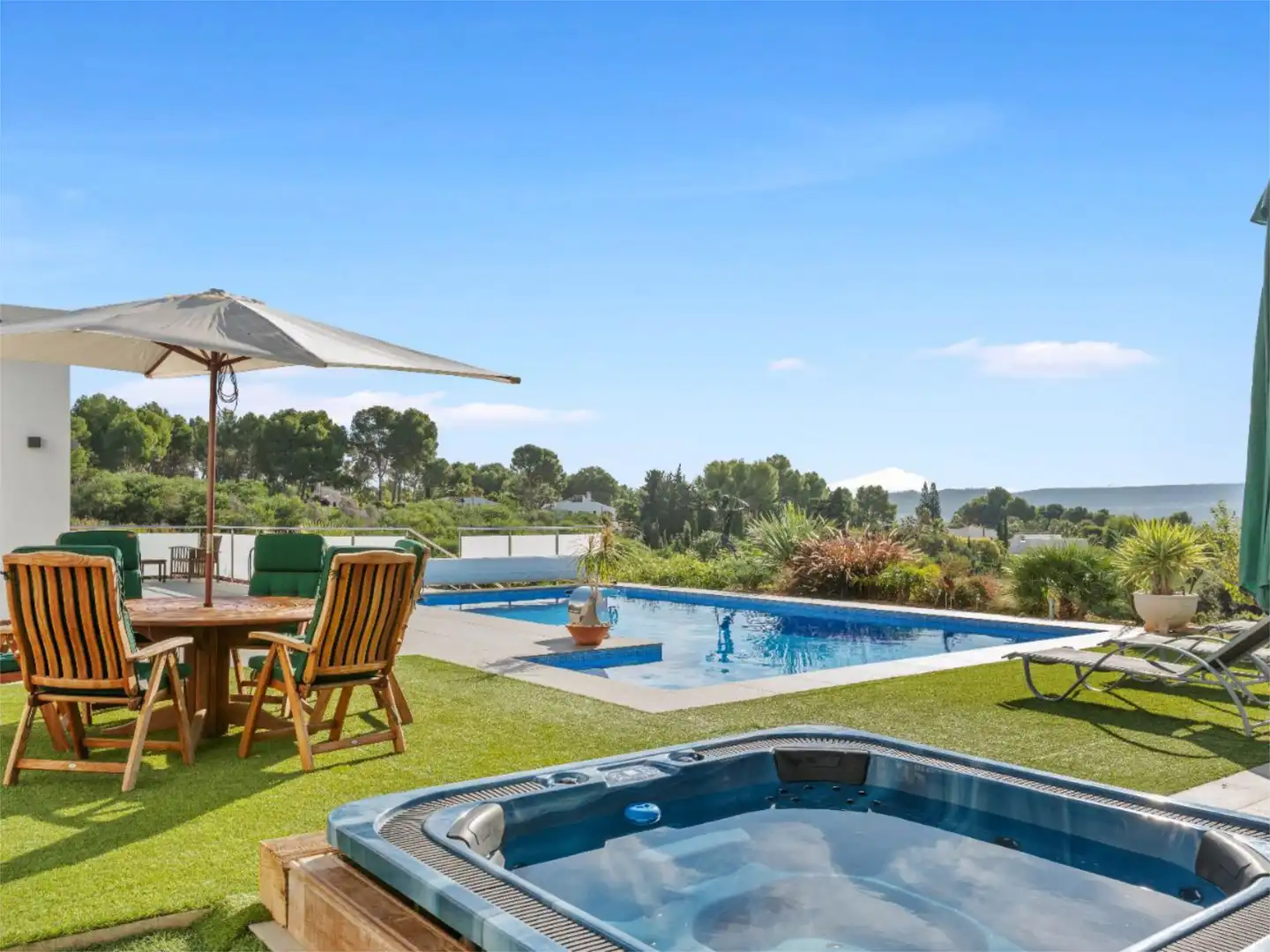 Houses for sale in Carrer del Tarrac, 5, Montgó - Ermita Swimming pool of Houses for sale in Jávea / Xàbia with Air Conditioner, Heating and Private garden