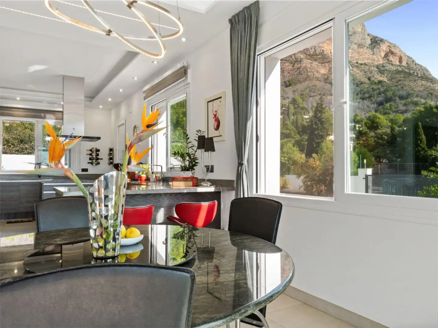 Houses for sale in Carrer del Tarrac, 5, Montgó - Ermita Dining room of Houses for sale in Jávea / Xàbia with Air Conditioner, Heating and Private garden