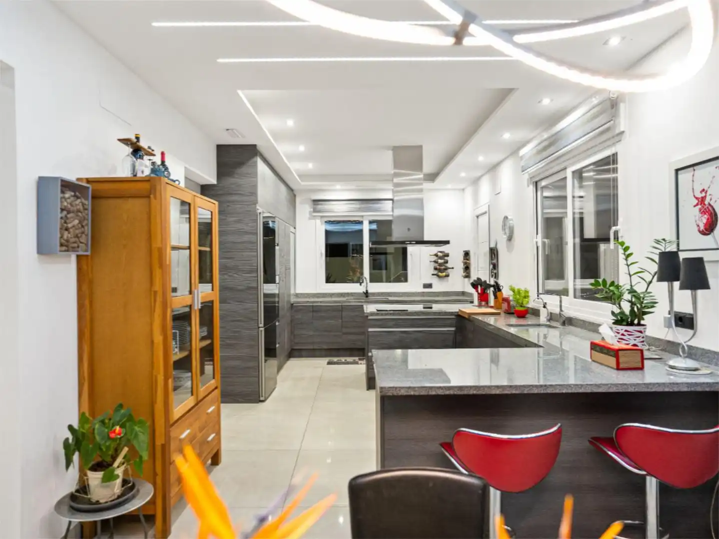 Houses for sale in Carrer del Tarrac, 5, Montgó - Ermita Kitchen of Houses for sale in Jávea / Xàbia with Air Conditioner, Heating and Private garden