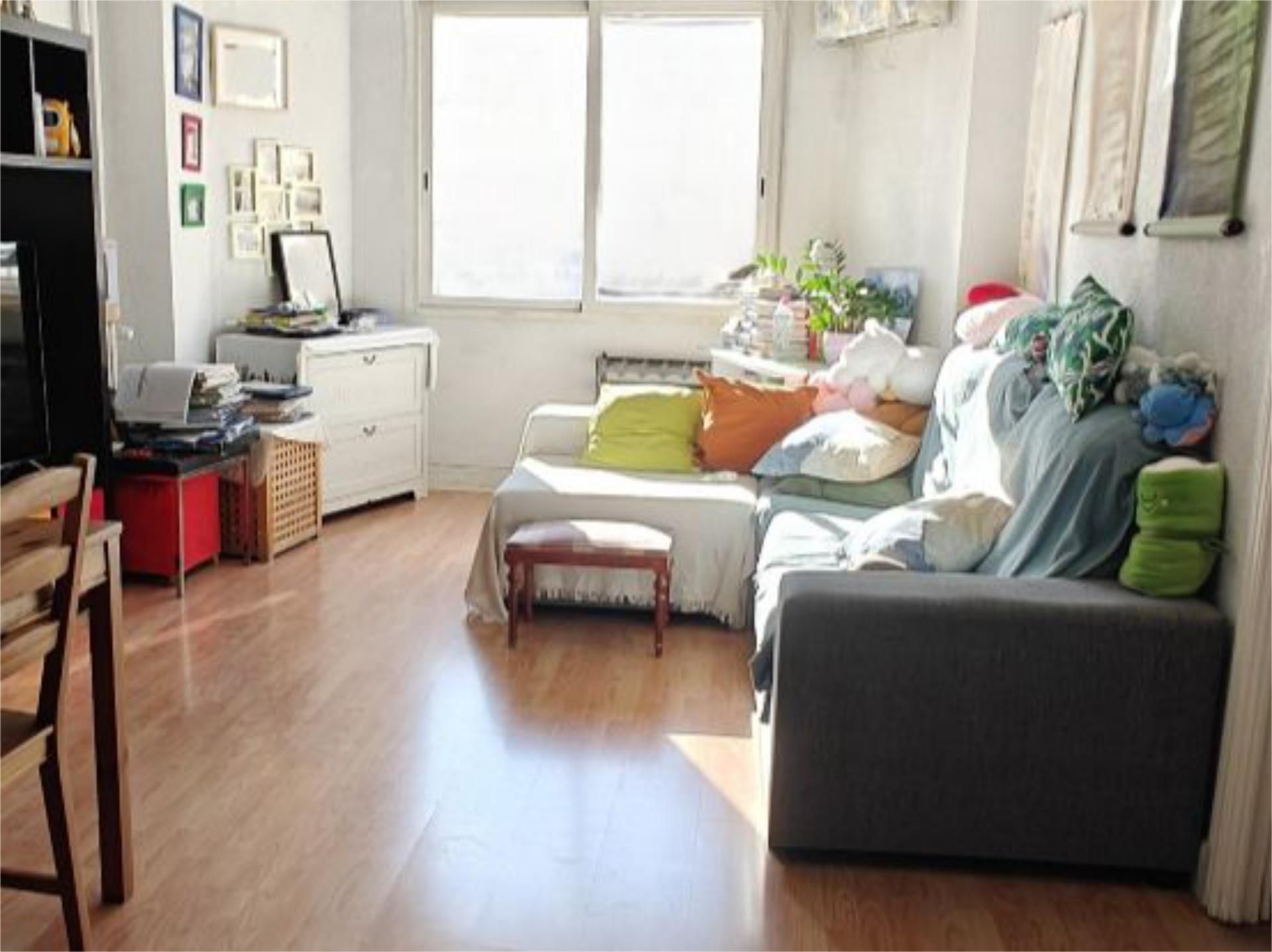 Living room of Flat for sale in  Madrid Capital  with Air Conditioner