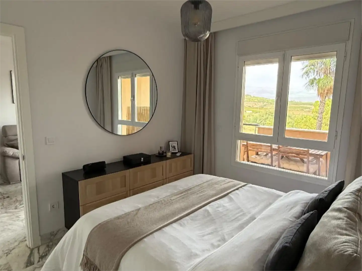 Wohnung zum Verkauf in Camino Cuesta del Palmar, 34, Alquería - Torrealquería Schlafzimmer von Wohnung zum Verkauf in Alhaurín de la Torre mit Klimaanlage, Heizung und Terrasse