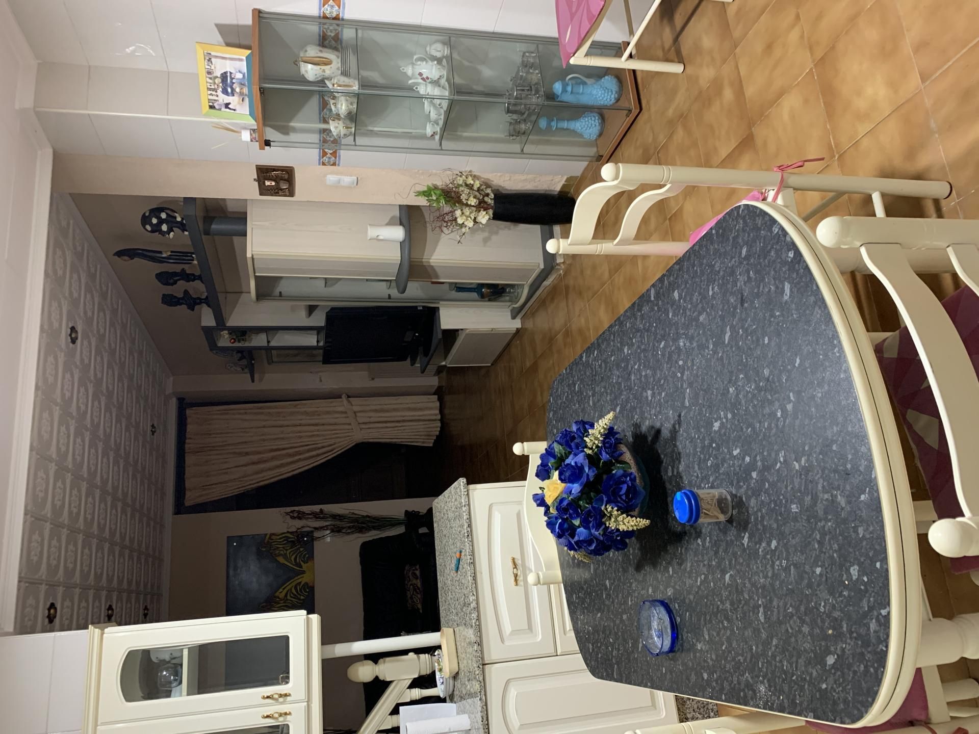 Menjador de Casa adosada en venda en Sueca amb Calefacció, Traster i Moblat