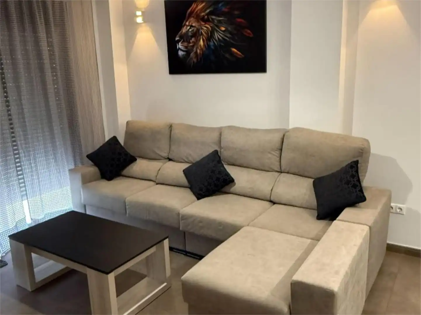 Living room of Flat for sale in Tordesillas  with Heating, Private garden and Swimming Pool
