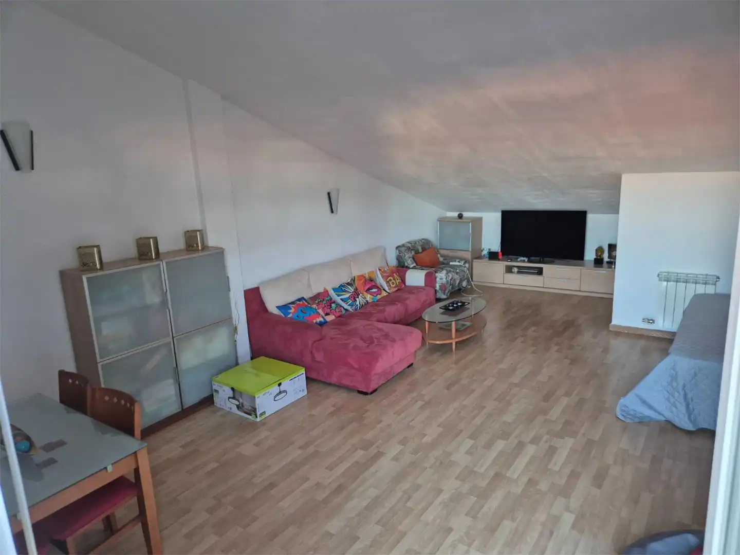 Flat for sale in Calle Ancha, 5, Ambroz Living room of Flat for sale in Vegas del Genil with Air Conditioner, Terrace and Balcony