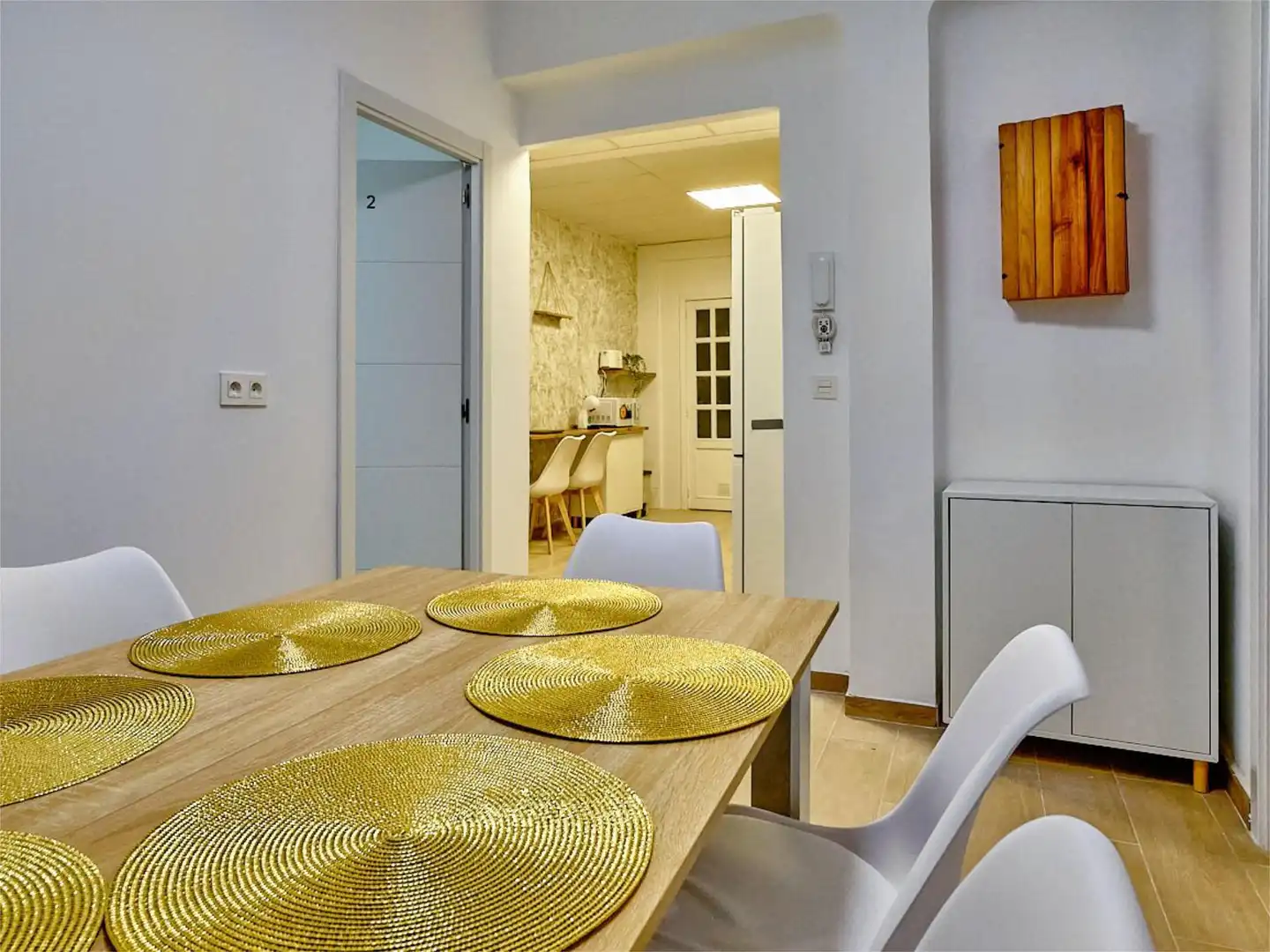 Dining room of Flat for share in Murcia