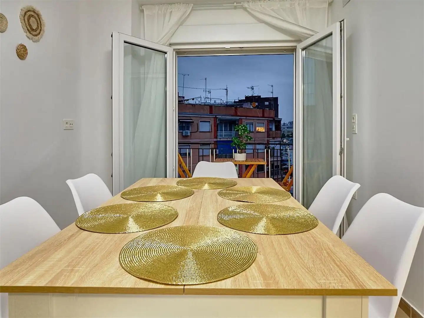 Dining room of Flat for share in Murcia
