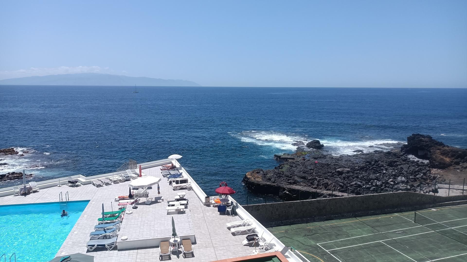 Terrassa de Apartament de lloguer en Santiago del Teide amb Terrassa, Piscina i Balcó