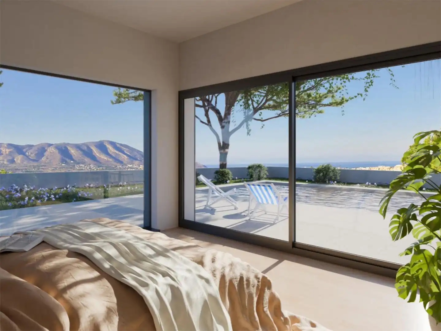 Casa o chalet en venta en Calle Primavera, Escandinavia - Cautivador Habitación de Casa o chalet en venta en L'Alfàs del Pi con Aire acondicionado, Calefacción y Jardín privado