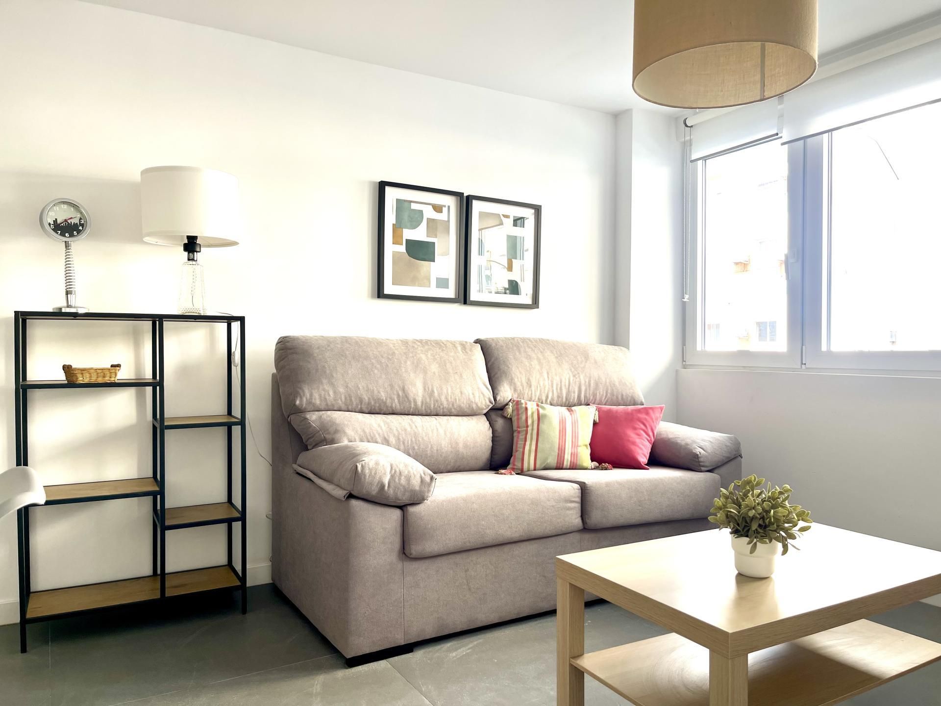 Living room of Flat to rent in Málaga Capital  with Air Conditioner