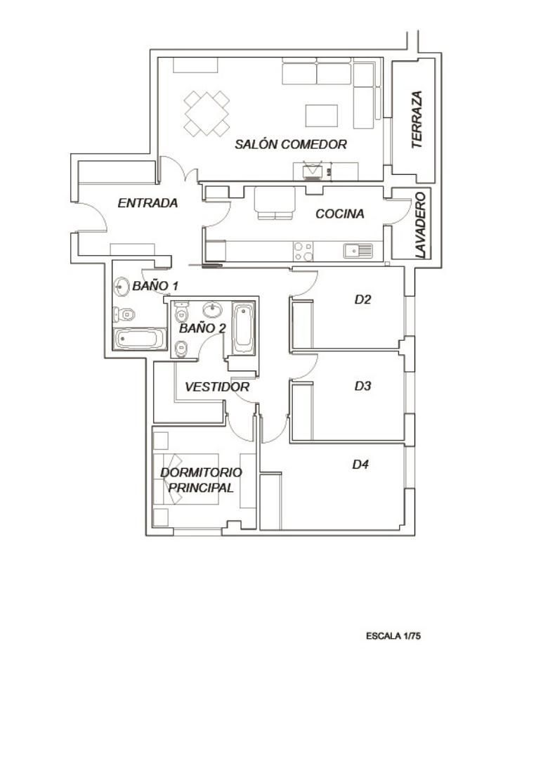 Flat to rent in Avenida Universidad de Salamanca, Zona Universitaria Flat to rent in Avenida Universidad de Salamanca, Zona Universitaria