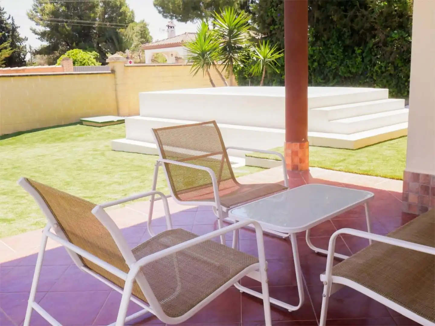 Garden of Houses for sale in Chiclana de la Frontera  with Air Conditioner, Private garden and Storage room