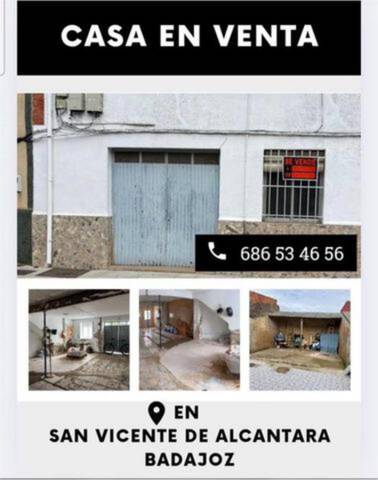 Casa-chalet en Venta en San Vicente de Alcántara