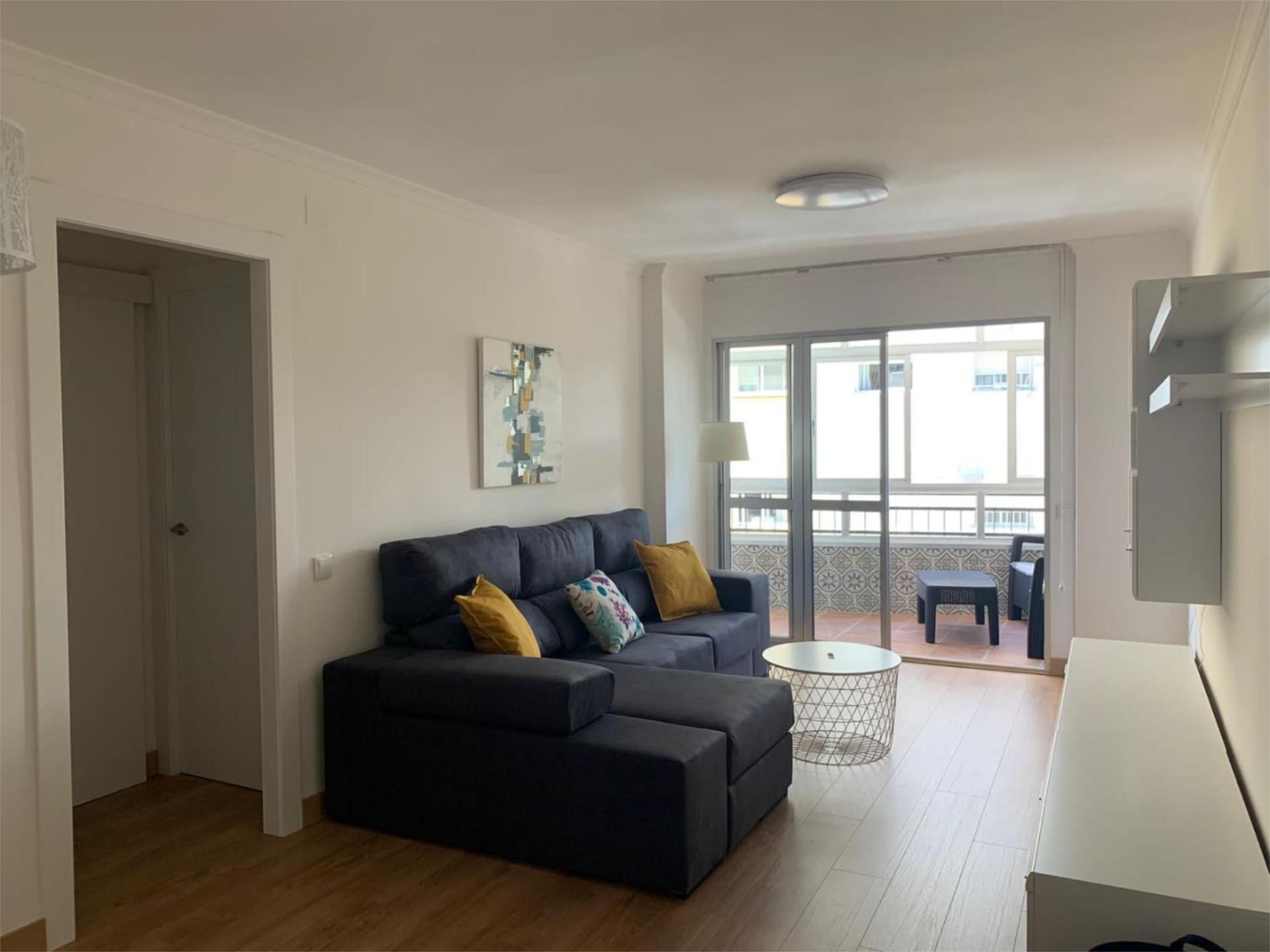 Living room of Flat to rent in Málaga Capital  with Air Conditioner, Terrace and Furnished