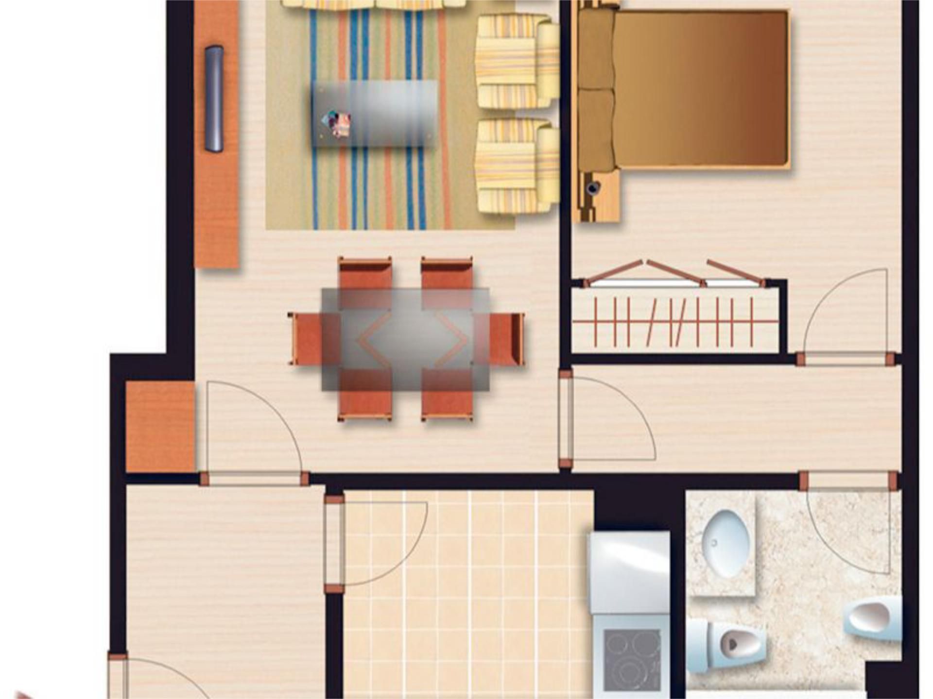 Bedroom of Apartment to rent in  Córdoba Capital  with Air Conditioner, Heating and Parquet flooring