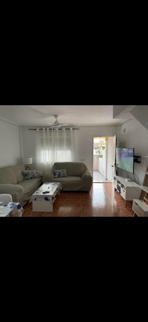 Dúplex de lloguer a Calle Amílcar Barca, 26, Playa Honda - Playa Paraíso Sala d'estar de Dúplex de lloguer en Cartagena amb Aire condicionat, Calefacció i Terrassa