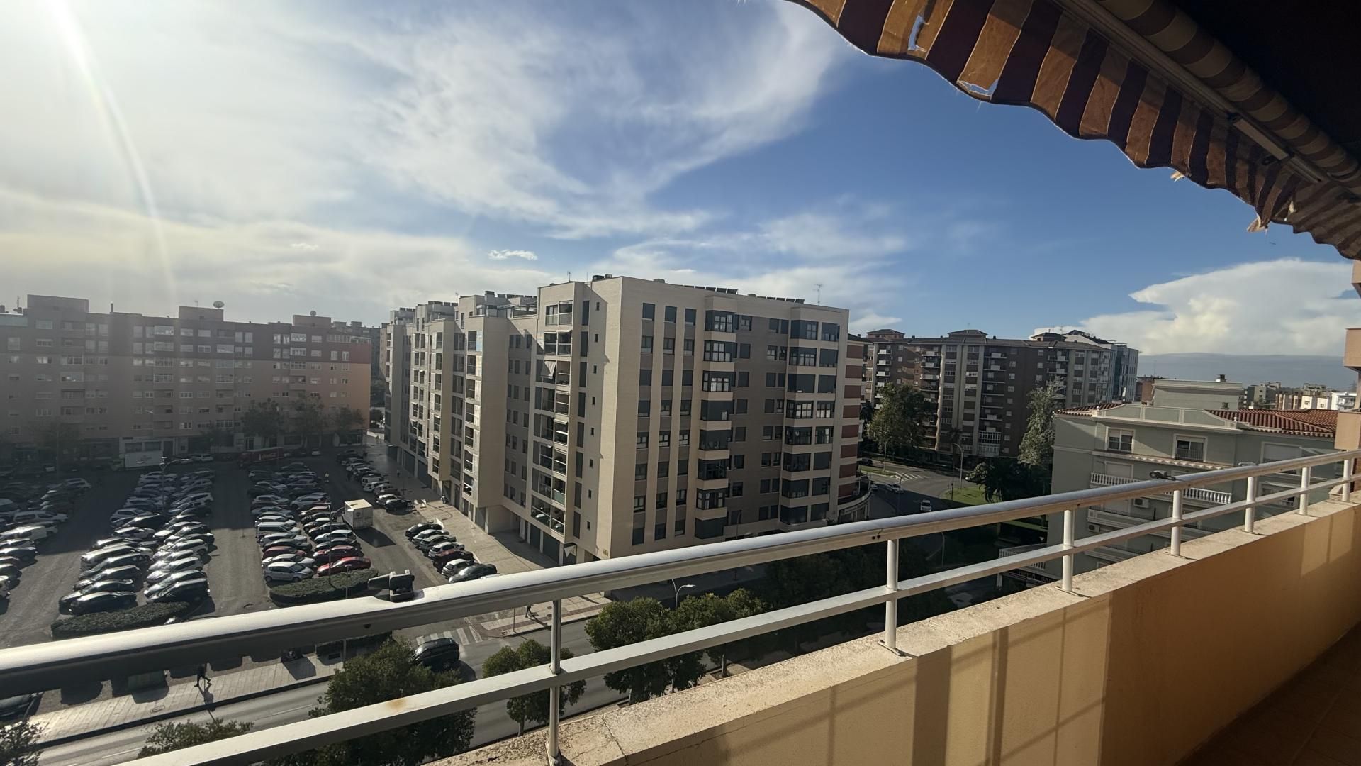 Exterior view of Flat for sale in Badajoz Capital  with Air Conditioner, Terrace and Balcony