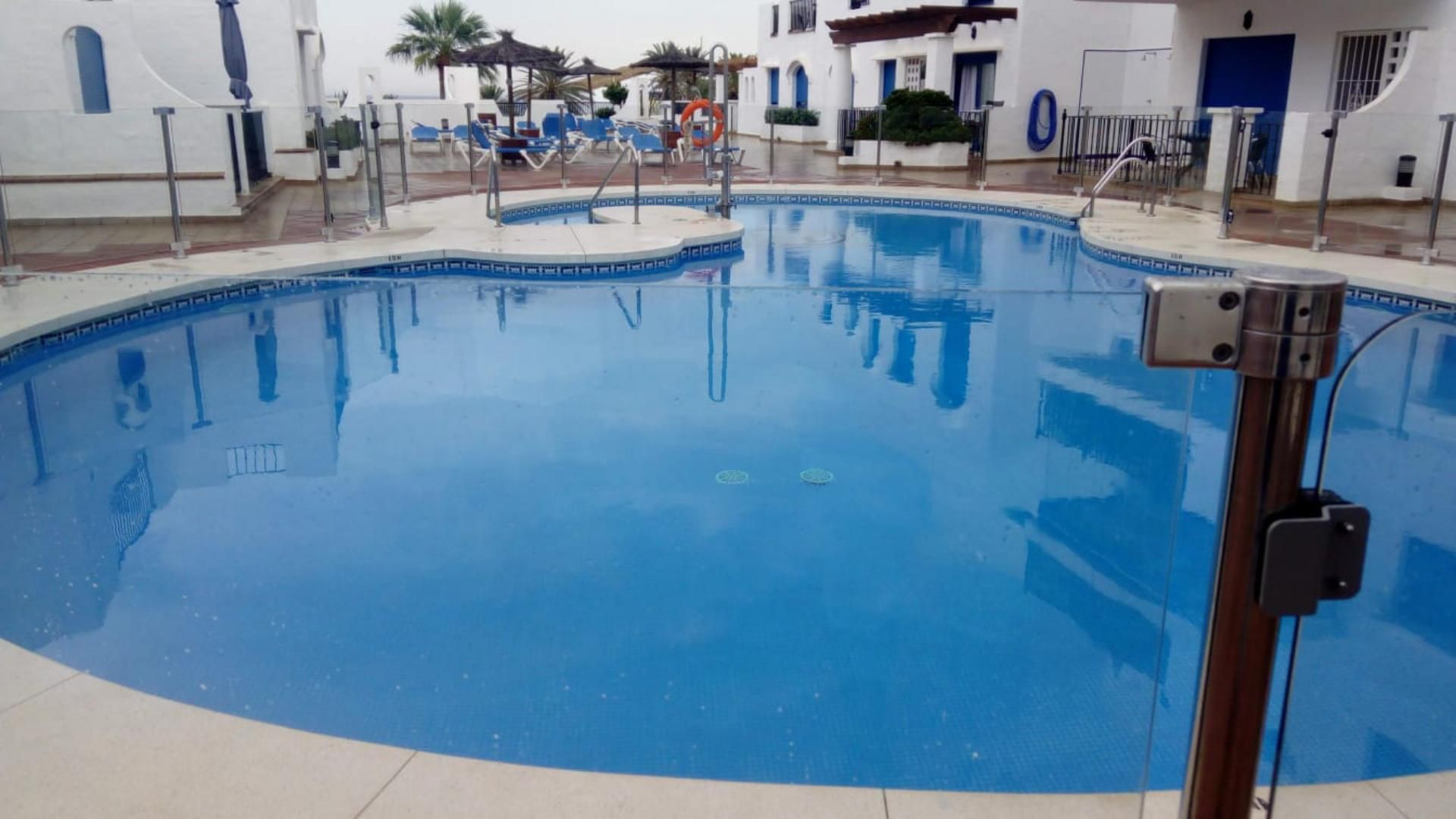 Swimming pool of Flat for sale in Manilva  with Air Conditioner, Terrace and Balcony
