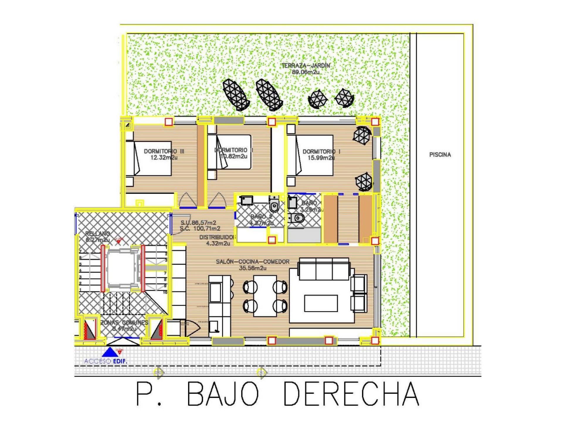 Flat for sale in Calle San Paulino, 21, Les Mestes Flat for sale in Gijón with Terrace and Swimming Pool