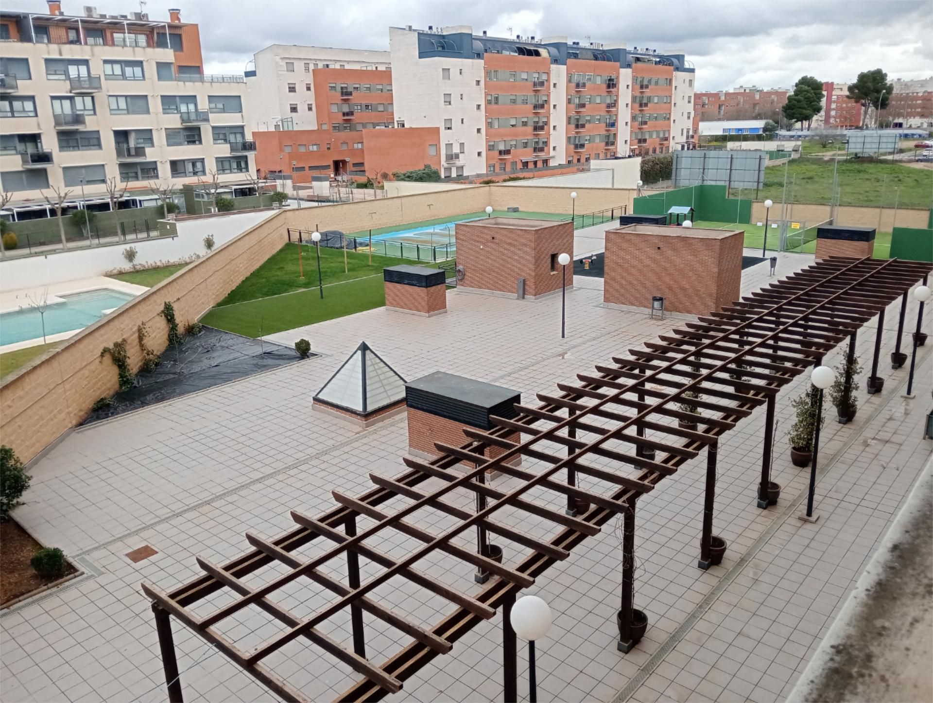 Terrace of Flat to rent in Ciudad Real Capital  with Parquet flooring, Terrace and Storage room