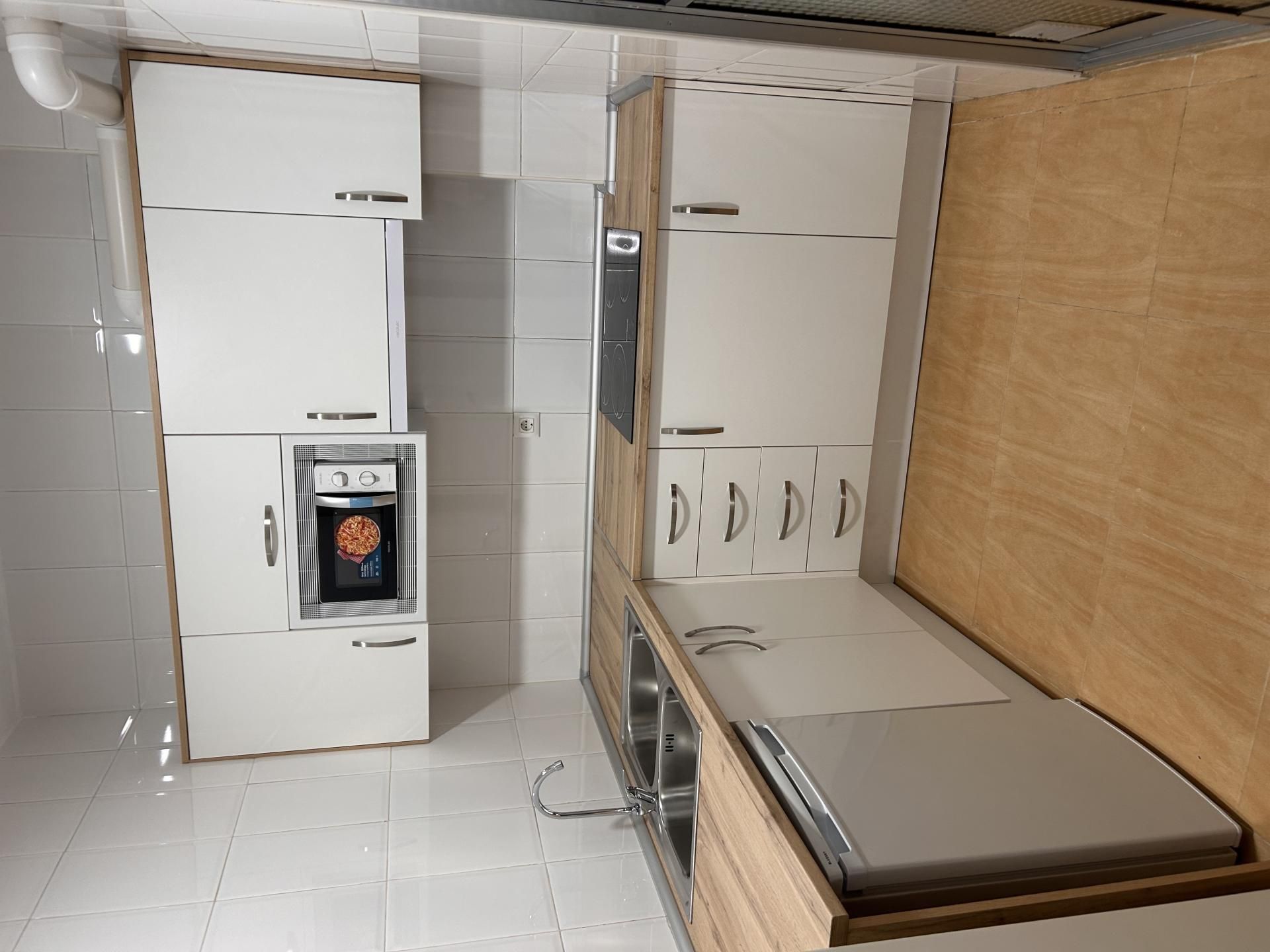 Kitchen of Flat to rent in Cáceres Capital  with Furnished and Balcony