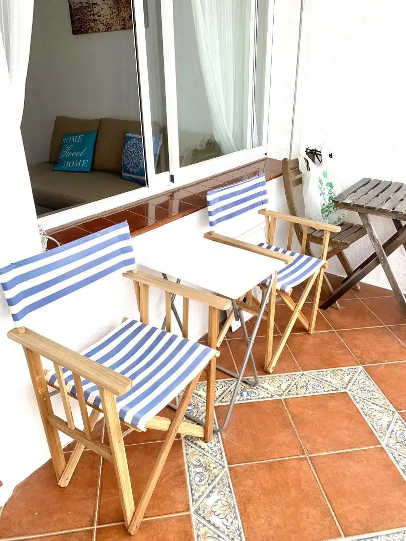 Wohnung zum Verkauf in Urbanización Punta Europa, 43b, Torreguadiaro - San Diego Terrasse von Wohnung zum Verkauf in Sotogrande mit Klimaanlage, Terrasse und Balkon