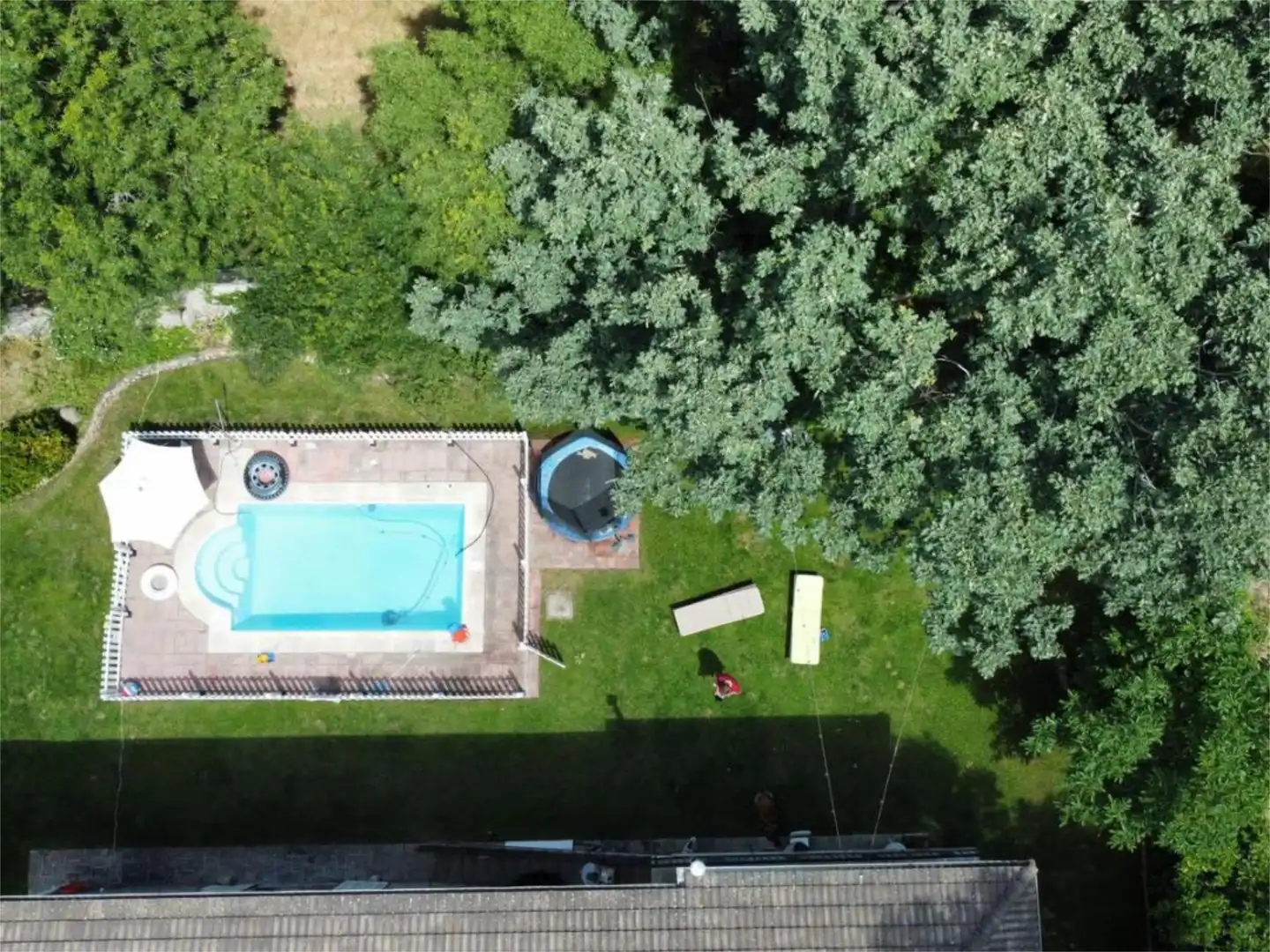 Piscina de Casa o xalet en venda en El Escorial amb Terrassa, Piscina i Balcó