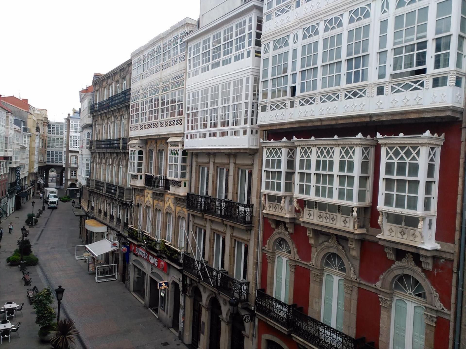 Flat for sale in Rúa Riego de Agua, 42, Ciudad Vieja Exterior view of Flat for sale in A Coruña Capital with Heating, Parquet flooring and Balcony