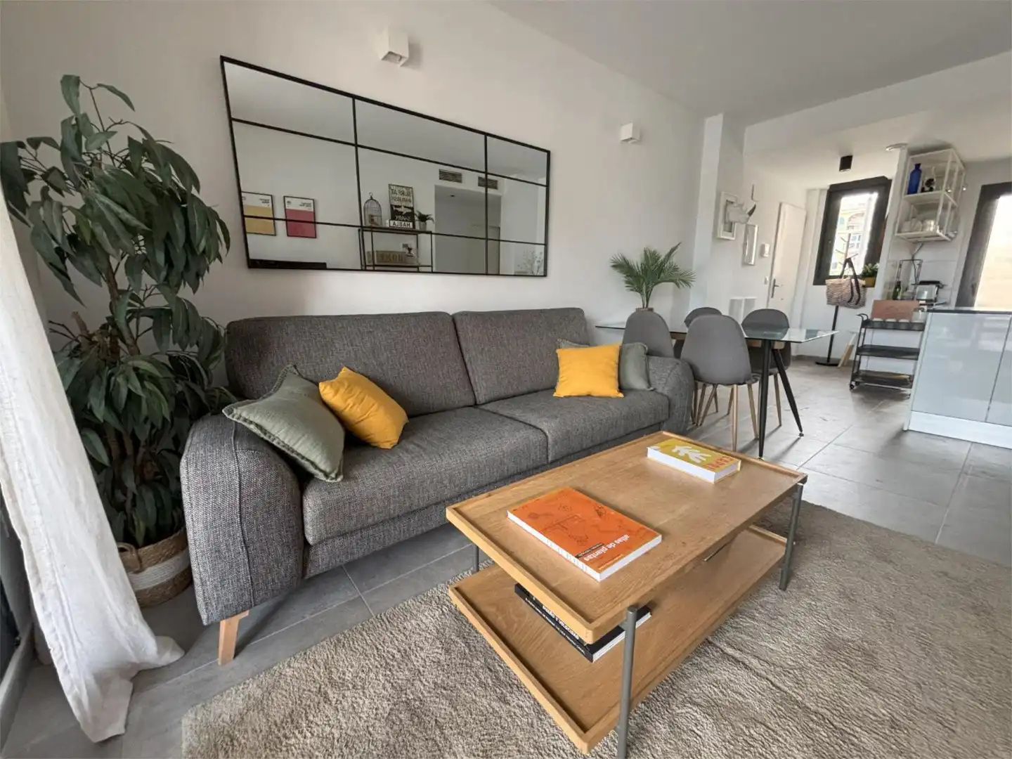 Apartament de lloguer a Carrer Mar Jónica, 1, El Palmar - Los Molinos Sala d'estar de Apartament de lloguer en Dénia amb Aire condicionat, Calefacció i Terrassa