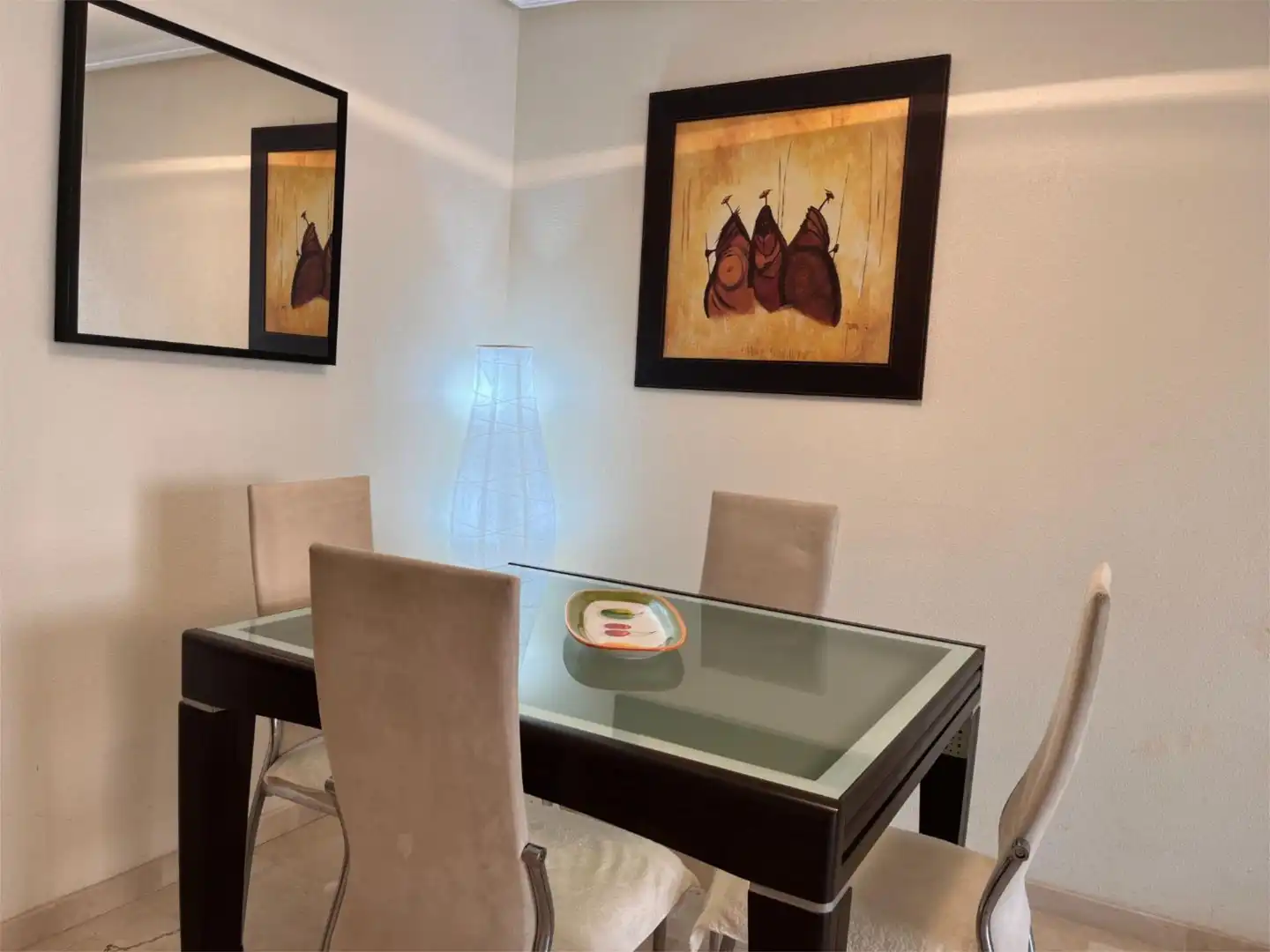 Piso de alquiler en Avinguda de Portugal, 95, Calas Santiago Bernabéu Comedor de Piso de alquiler en Santa Pola con Calefacción, Jardín privado y Terraza