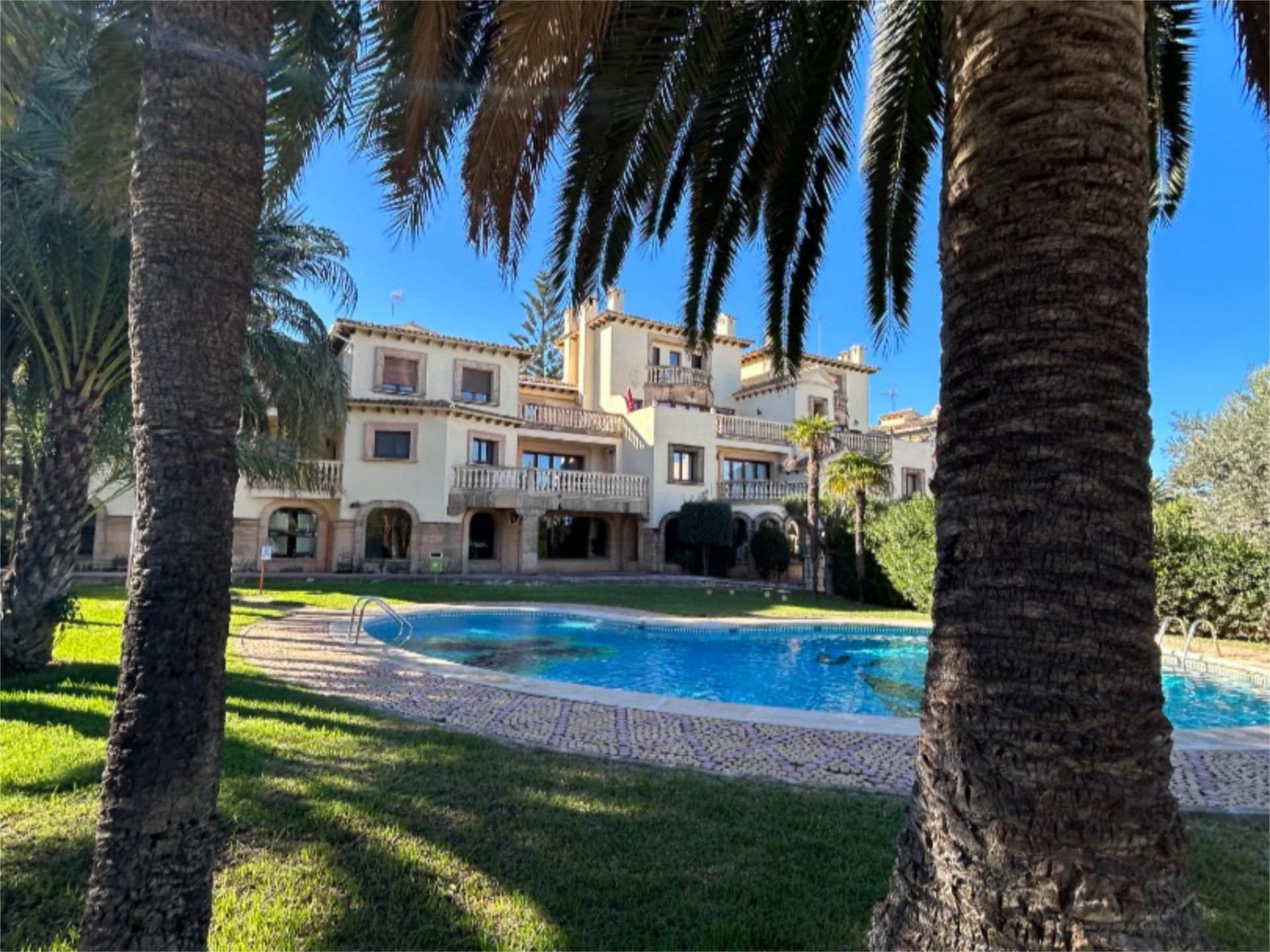 Exterior view of Flat for sale in Dénia  with Air Conditioner, Terrace and Swimming Pool