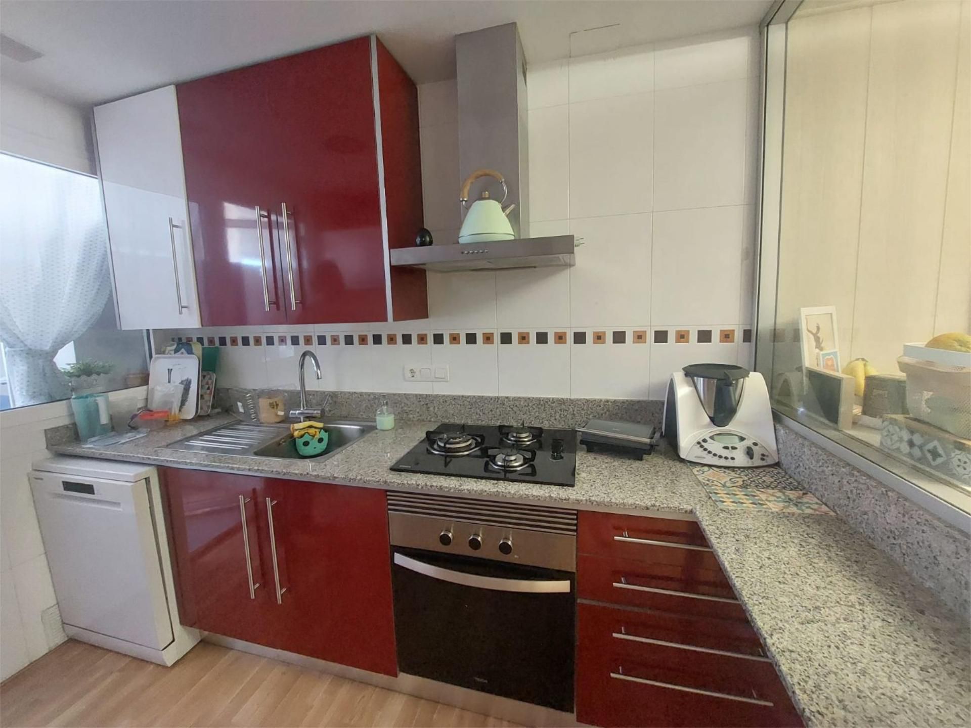 Kitchen of Flat to rent in  Murcia Capital  with Air Conditioner, Heating and Private garden