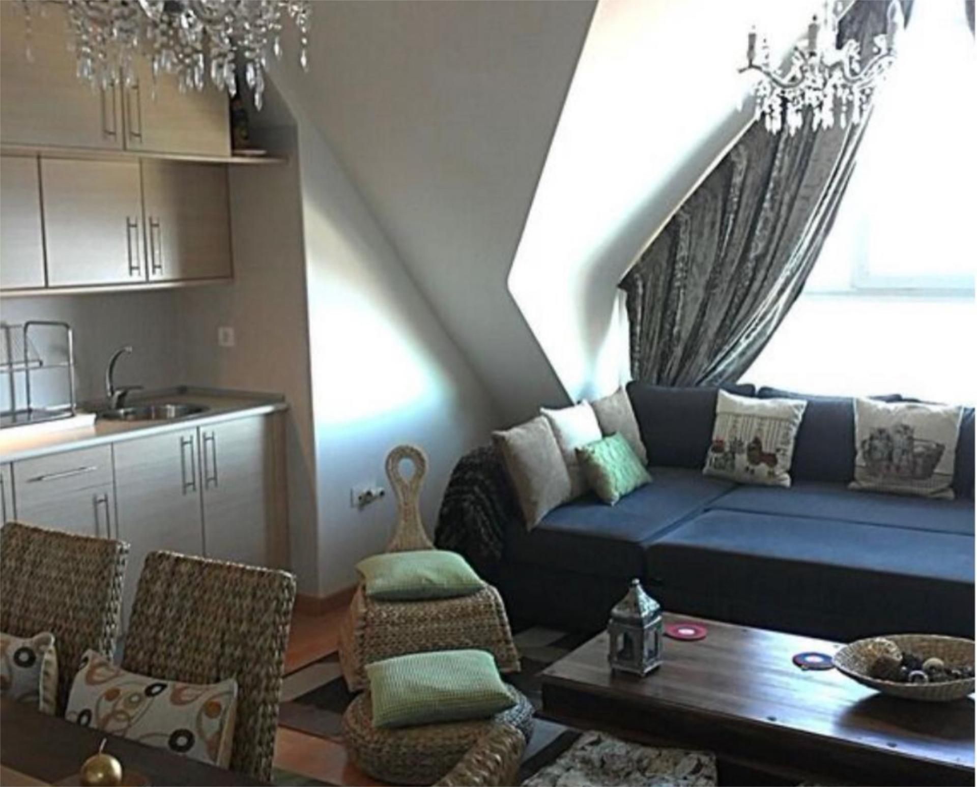 Sala d'estar de Apartament de lloguer en Sierra Nevada amb Calefacció, Parquet i Moblat