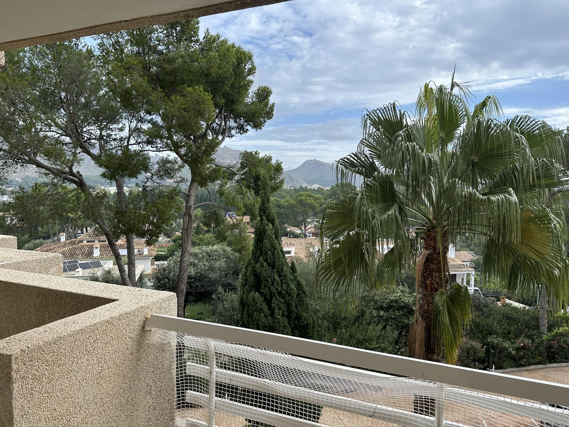 Vista exterior de Pis de lloguer en Pollença amb Aire condicionat, Terrassa i Piscina