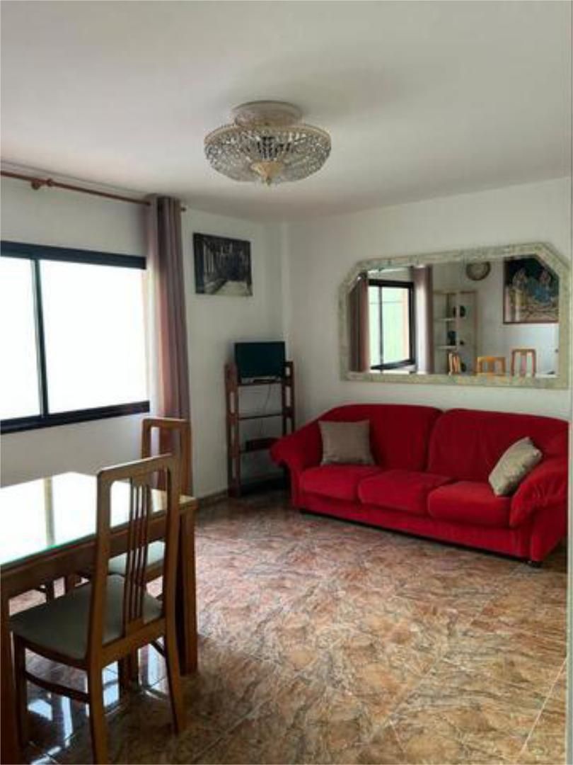 Sala d'estar de Apartament de lloguer en San Cristóbal de la Laguna amb Terrassa