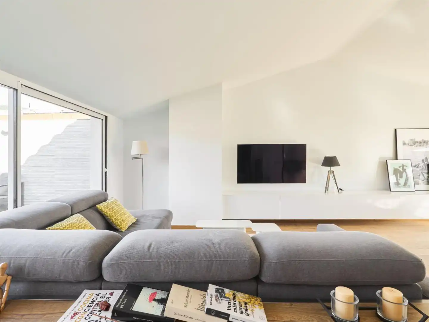 Wohnung zum Verkauf in Carretera Nova, 52, Can Illa Wohnzimmer von Wohnung zum Verkauf in La Garriga mit Klimaanlage und Terrasse