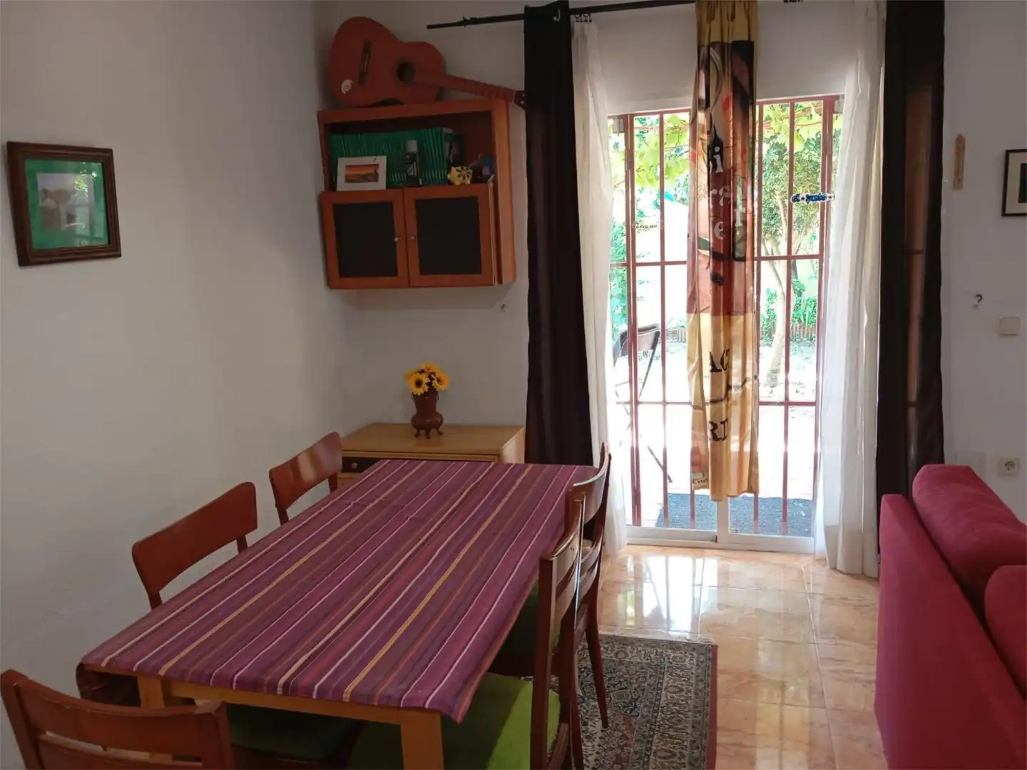Esszimmer von Wohnung zum Verkauf in Navahondilla mit Klimaanlage, Heizung und Privatgarten