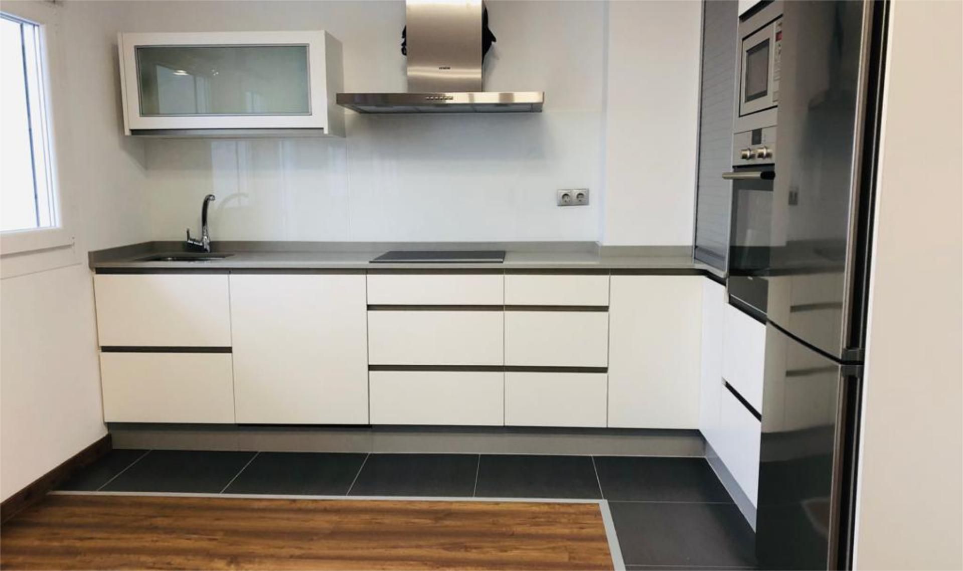 Kitchen of Flat to rent in Lugo Capital  with Heating, Storage room and Furnished