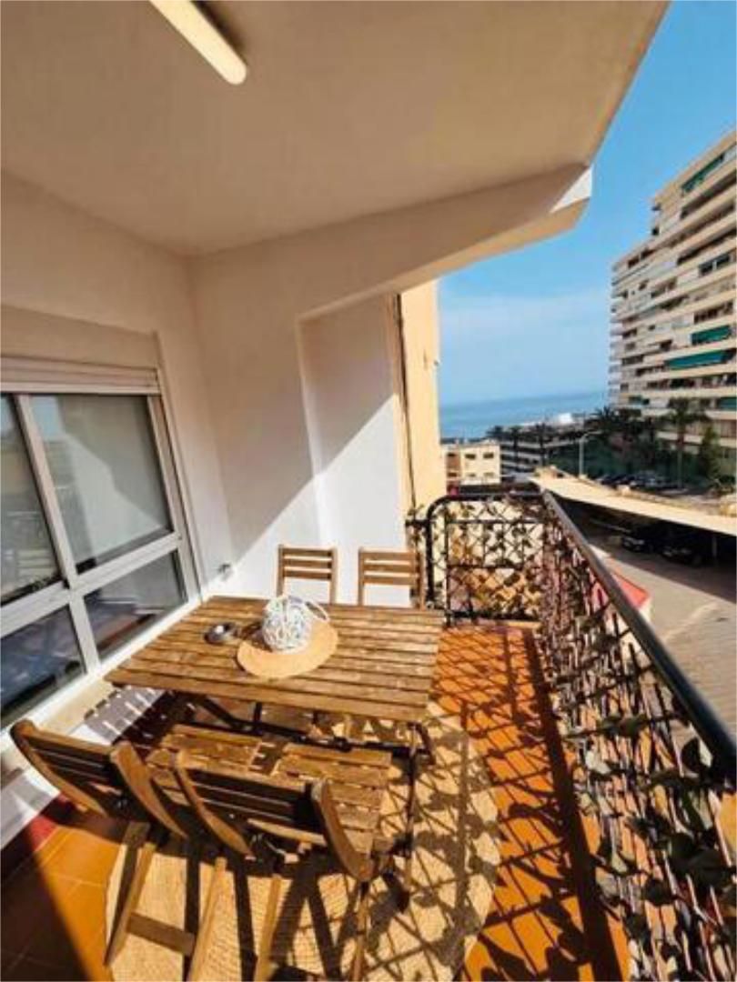 Balcony of Flat to rent in Roquetas de Mar