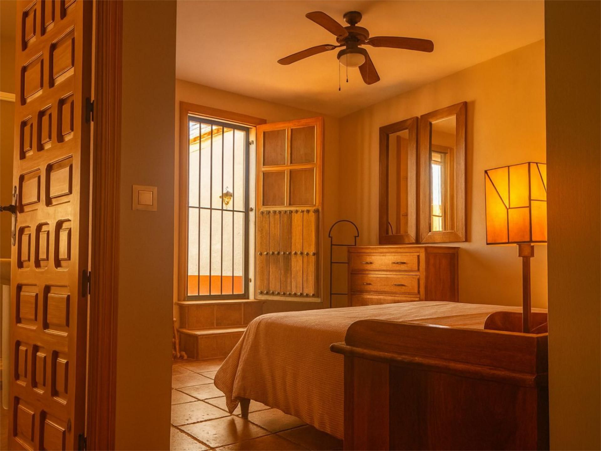 Bedroom of Single-family semi-detached for sale in Alanís  with Terrace, Storage room and Furnished