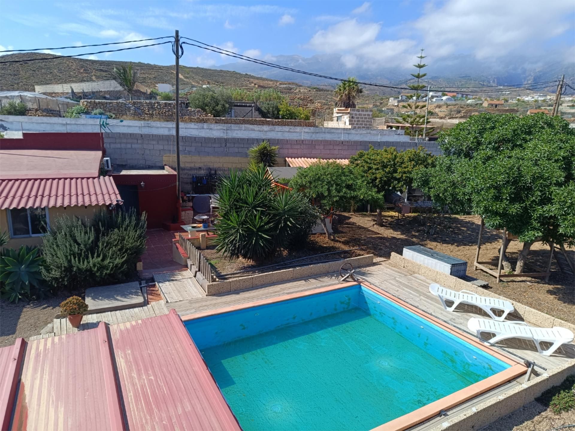 Piscina de Finca rústica en venta en Arico con Aire acondicionado, Calefacción y Jardín privado