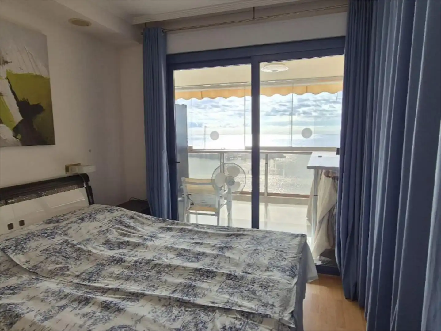 Wohnung zur Miete in Calle Currica, 25, Mascarat Schlafzimmer von Wohnung zur Miete in Altea mit Klimaanlage, Terrasse und Schwimmbad