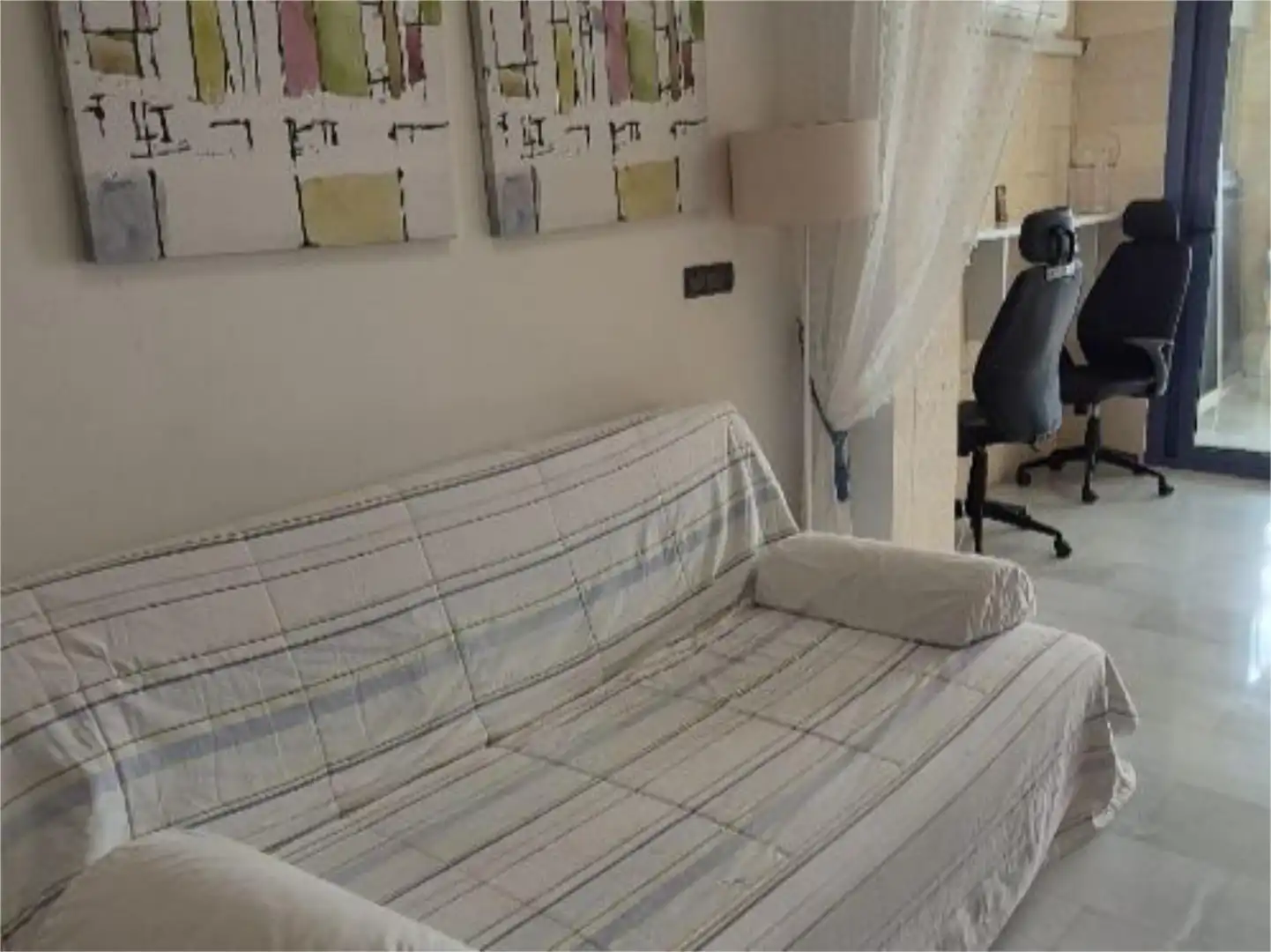 Wohnung zur Miete in Calle Currica, 25, Mascarat Schlafzimmer von Wohnung zur Miete in Altea mit Klimaanlage, Terrasse und Schwimmbad