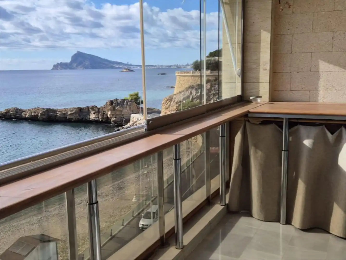 Wohnung zur Miete in Calle Currica, 25, Mascarat Terrasse von Wohnung zur Miete in Altea mit Klimaanlage, Terrasse und Schwimmbad
