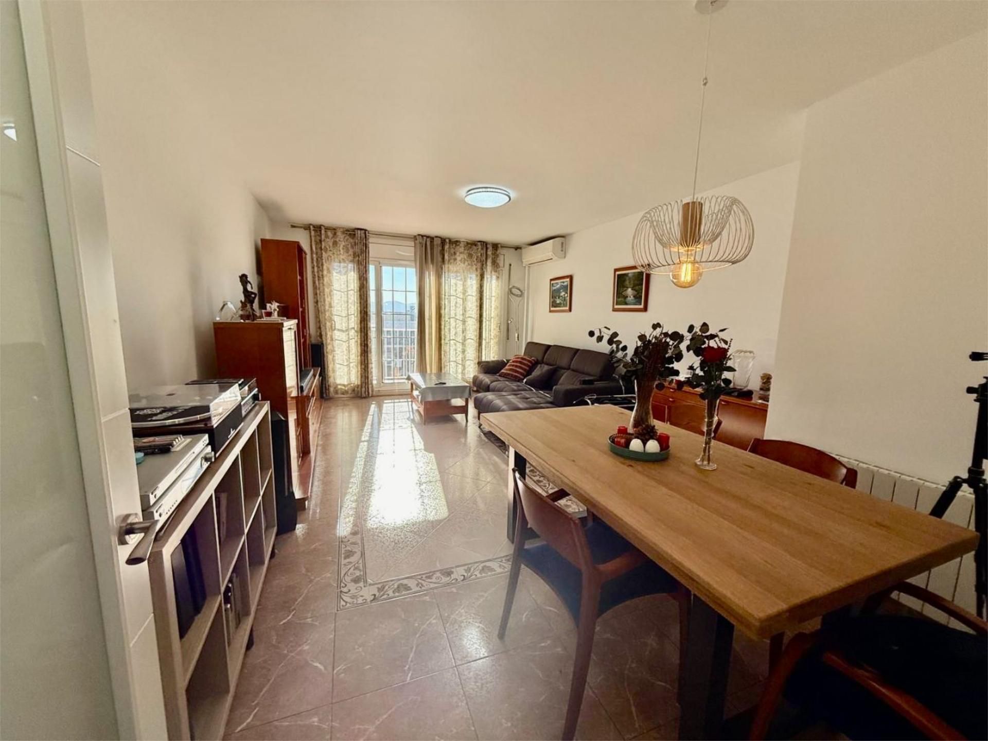 Sala d'estar de Pis en venda en Granollers amb Aire condicionat, Terrassa i Balcó