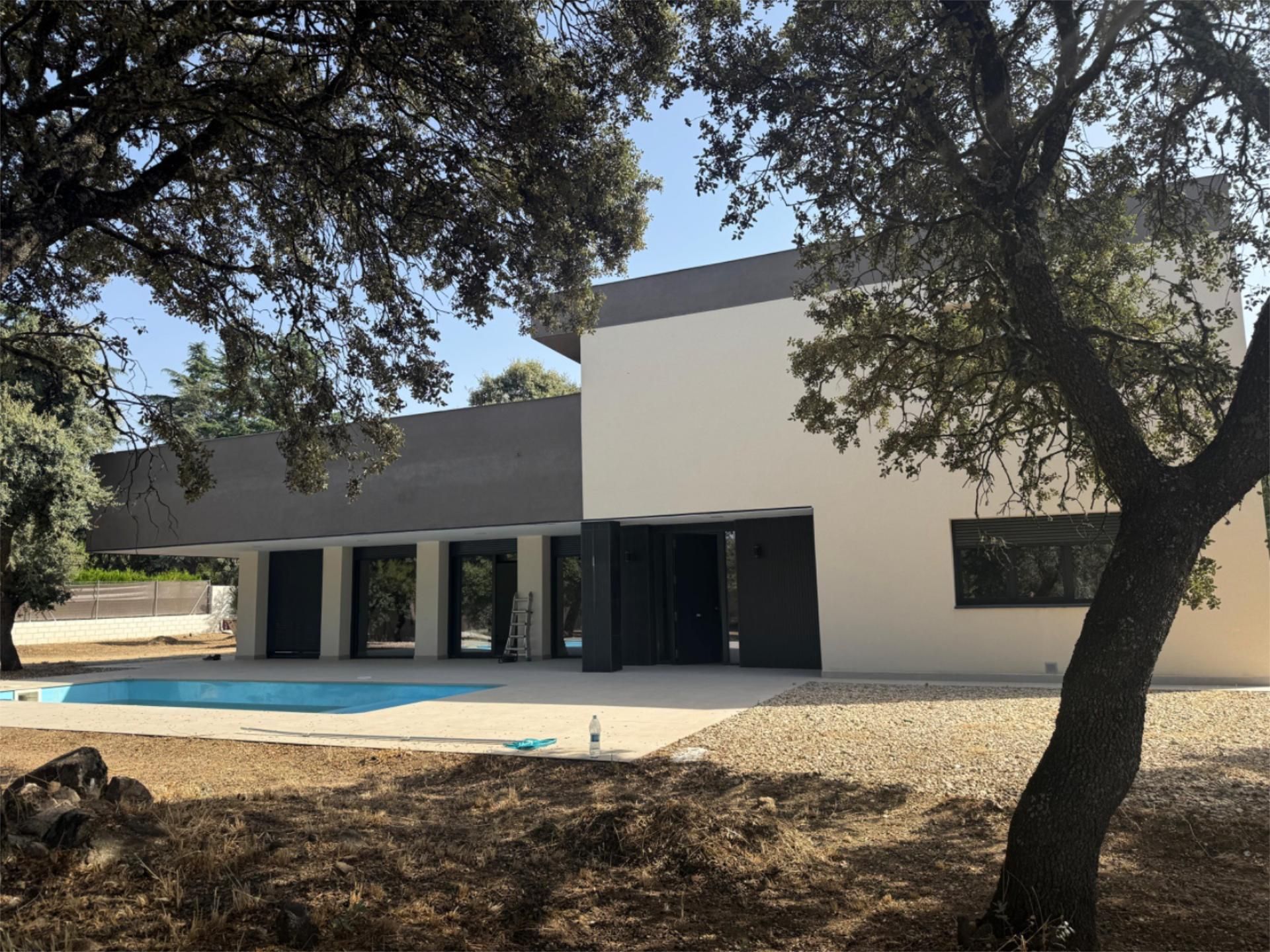 Exterior view of House or chalet for sale in Valdemorillo  with Terrace and Swimming Pool