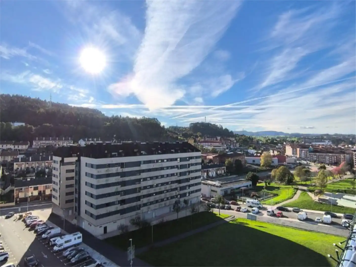 Exterior view of Flat for sale in Corvera de Asturias  with Heating, Parquet flooring and Terrace
